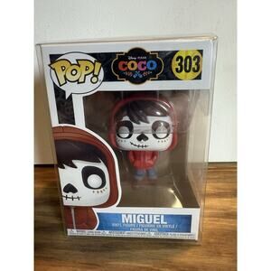Funko Pop! Disney Pixar Coco Miguel #303 Vinyl Figure w/ Protector. *Vaulted*